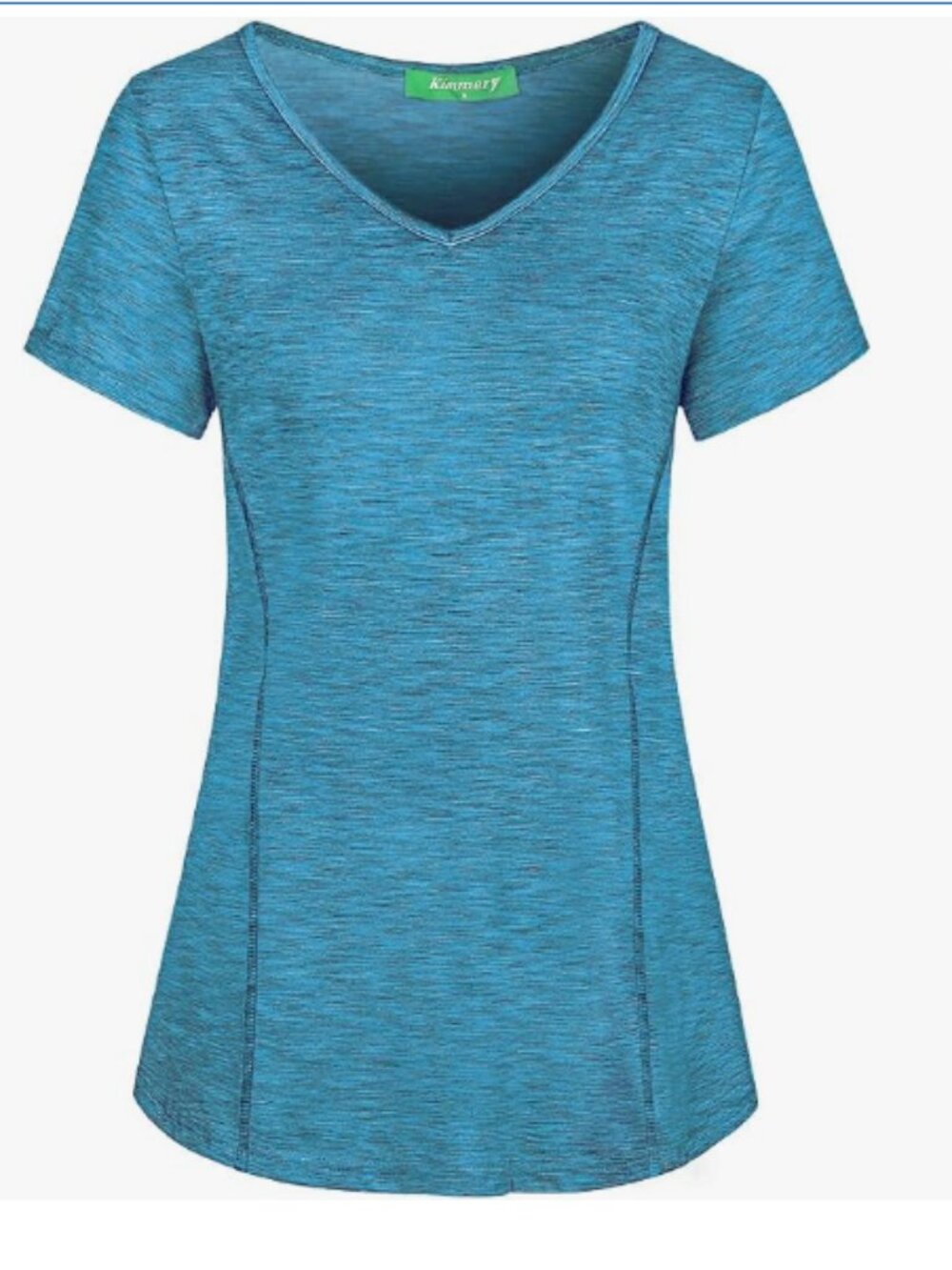 Kimmery V Neck T Shirts for Women Short Sleeve Workout Yoga Tops for Women-XL